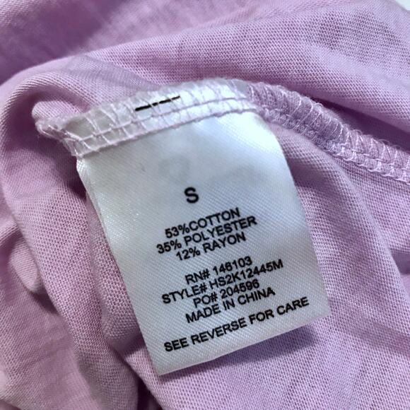 Hippie Rose NWT Lavender Short Sleeves Shirt Juniors S - Picture 8 of 9